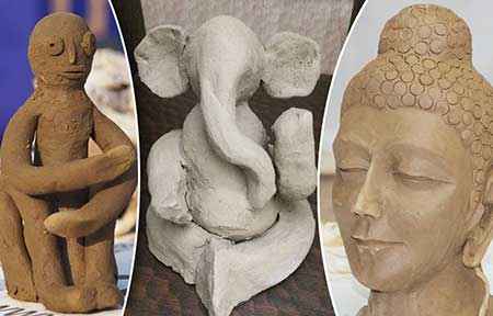 Clay Modeling Workshop for College Students, Art & Craft Workshop and Activities for Colleges