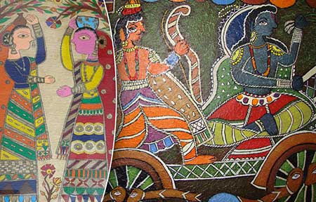 Madhubani Painting Workshop for College Students, Art & Craft Workshop and Activities for Colleges