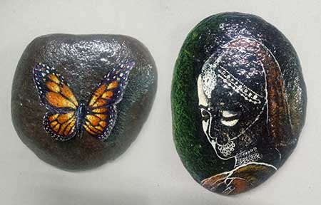 Stone Painting Workshop for College Students, Art & Craft Workshop and Activities for Colleges