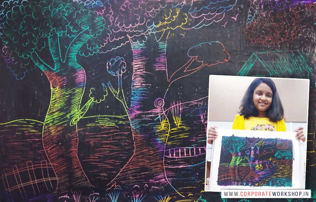 Magic Art Workshop for Corporate Employees and Children, Art & Craft Activities for Kids in Delhi, Gurgaon, Gurugram, Noida, Chandigarh, Mumbai, India