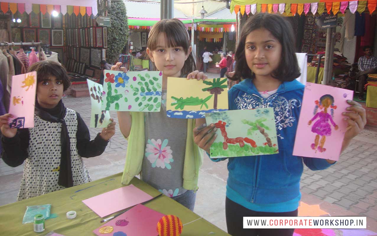 corporate workshop, drawing, painting, art & craft workshop and activities for corporate empoyees, art and craft stall in malls, fair, fun activities for corporate empolyees, kids, schools, colleges, ngo, art & craft activities for employees